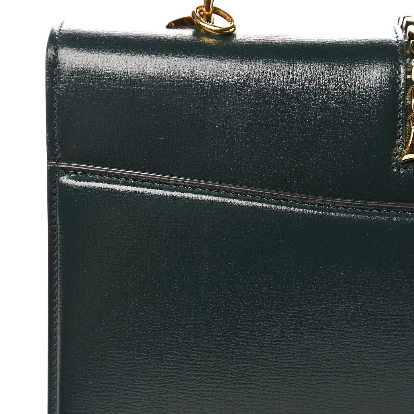 Azalea Calfskin Small Sylvie 1969 Top Handle Bag Green