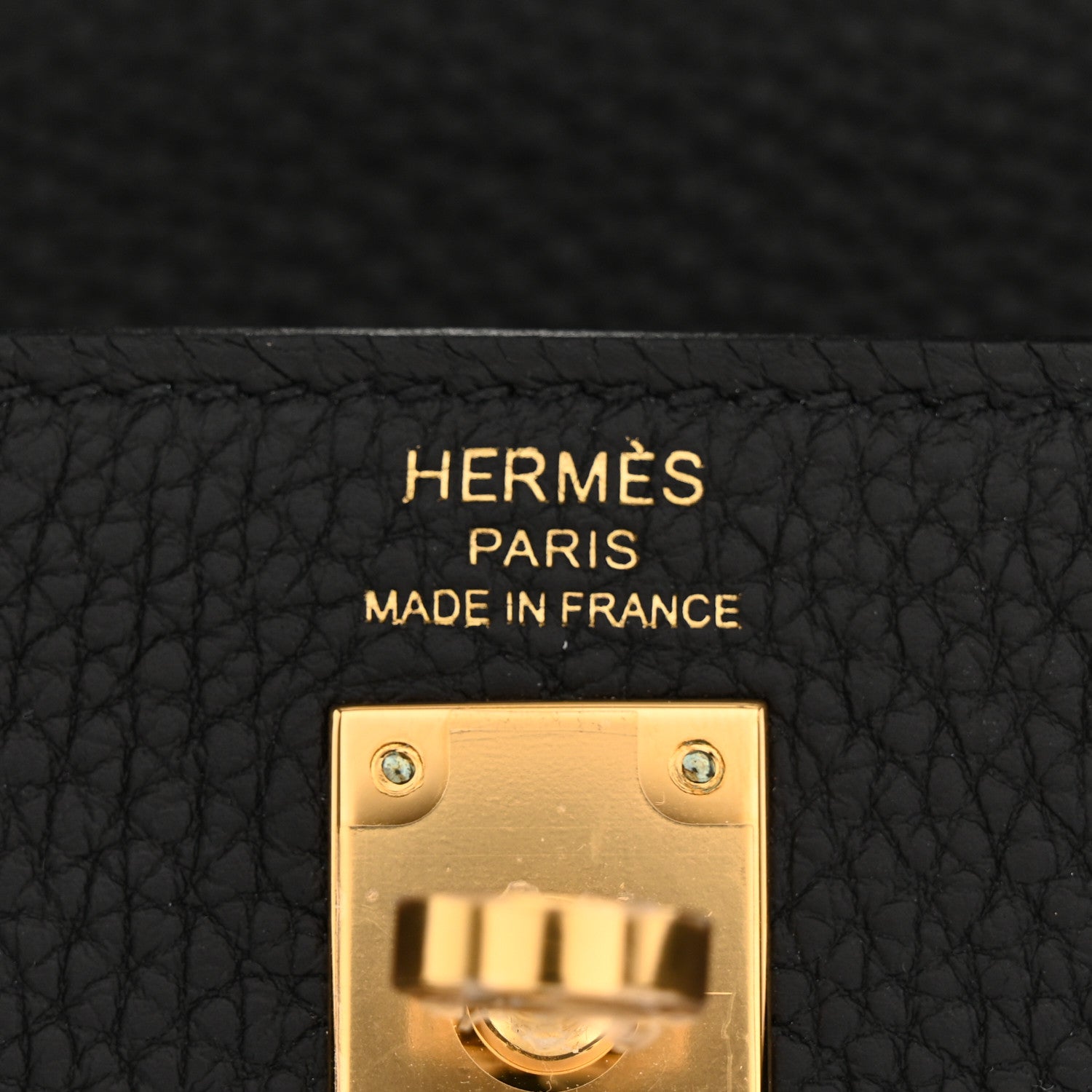 Hermes Togo Kelly Retourne 25 Black 6 of 11