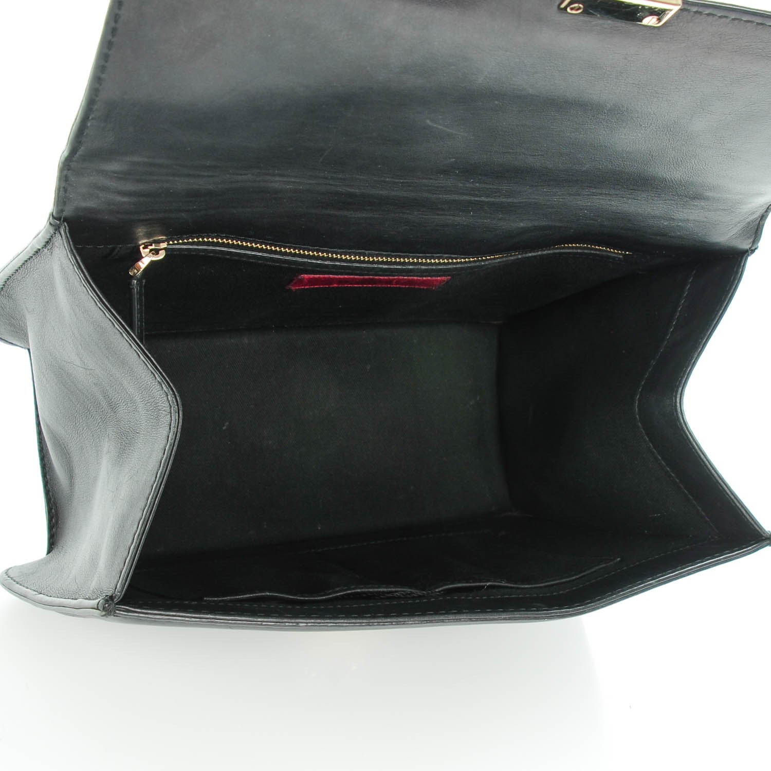 Valentino Garavani Vitello Large Glam Lock Rockstud Flap Black 5 of 7