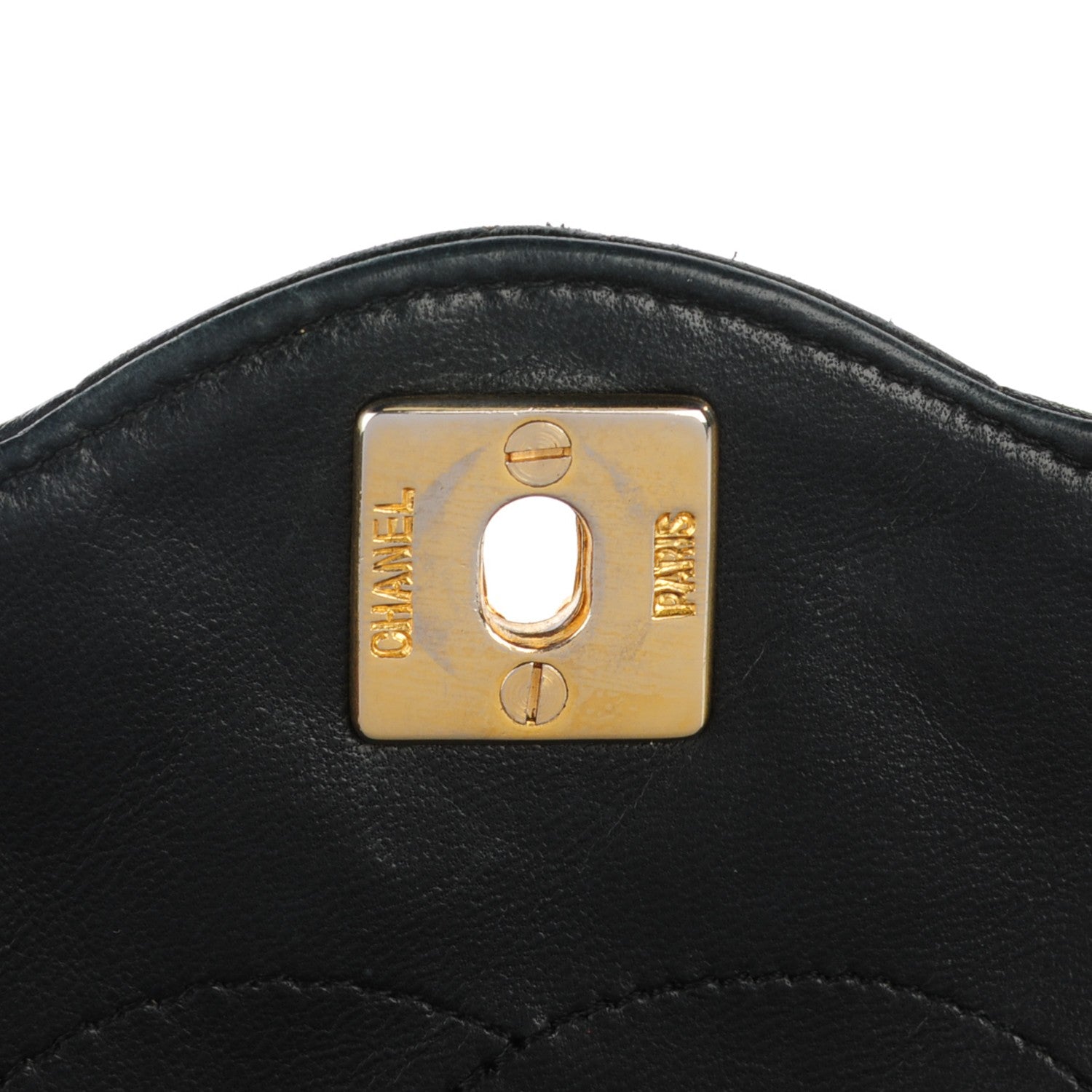 Chanel Lambskin Quilted Medium Single Flap Black 2 of 12