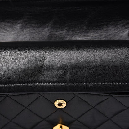Chanel Lambskin Quilted Small Double Flap Black 9 of 24