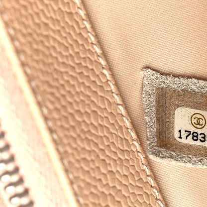 Chanel Caviar Quilted Grand Shopping Tote GST Beige Clair 7 of 9