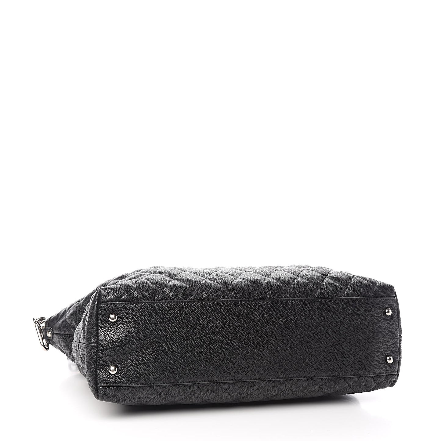 Caviar Quilted French Riviera Shouler Bag Black