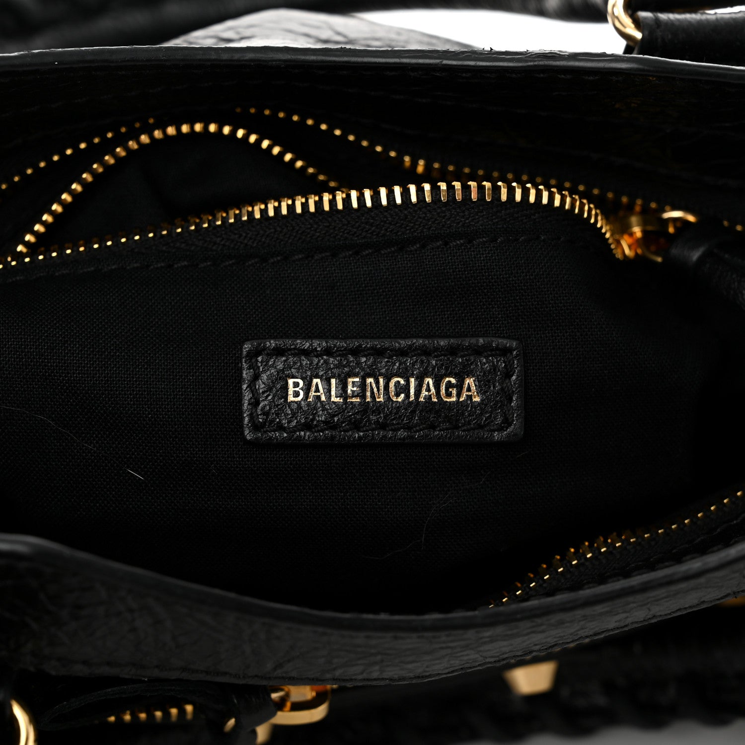 Balenciaga Agneau Classic Gold Hardware Mini City Black 7 of 12