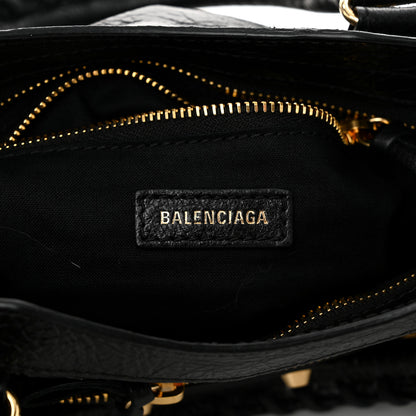 Balenciaga Agneau Classic Gold Hardware Mini City Black 7 of 12