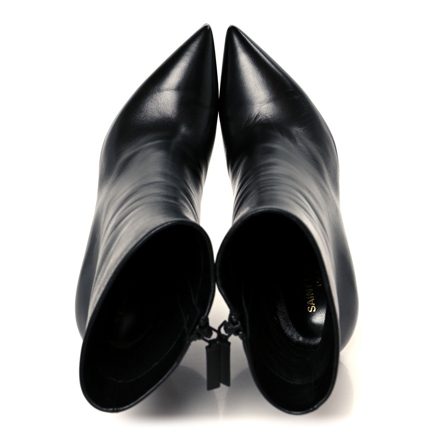 Saint Laurent Nappa Vendome Opyum 110 Ankle Boots 39.5 Black 2 of 10