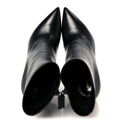 Saint Laurent Nappa Vendome Opyum 110 Ankle Boots 39.5 Black 2 of 10