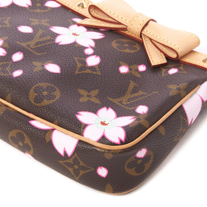 Louis Vuitton Monogram Cherry Blossom Pochette Accessories Brown 5 of 8