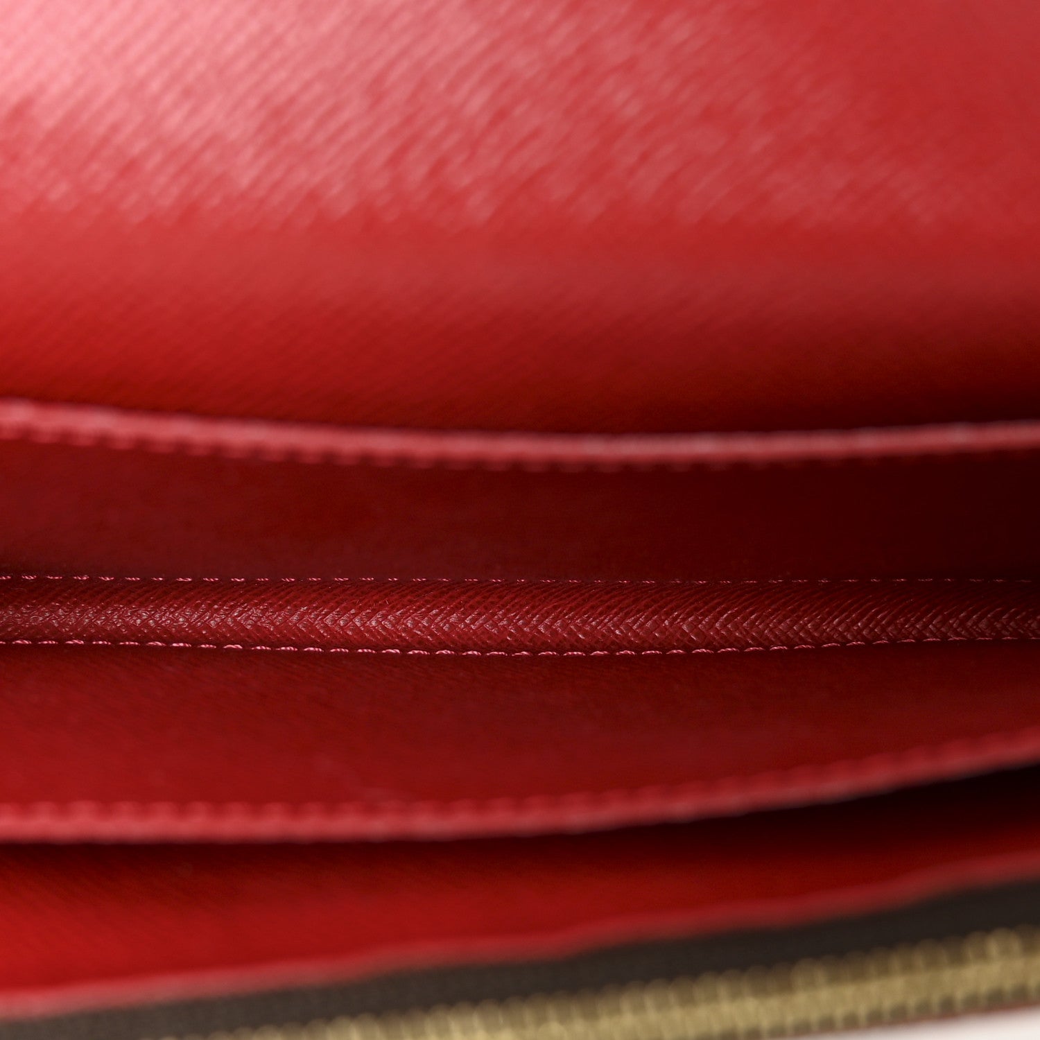 Louis Vuitton Damier Ebene Caissa Wallet Cherry 5 of 9