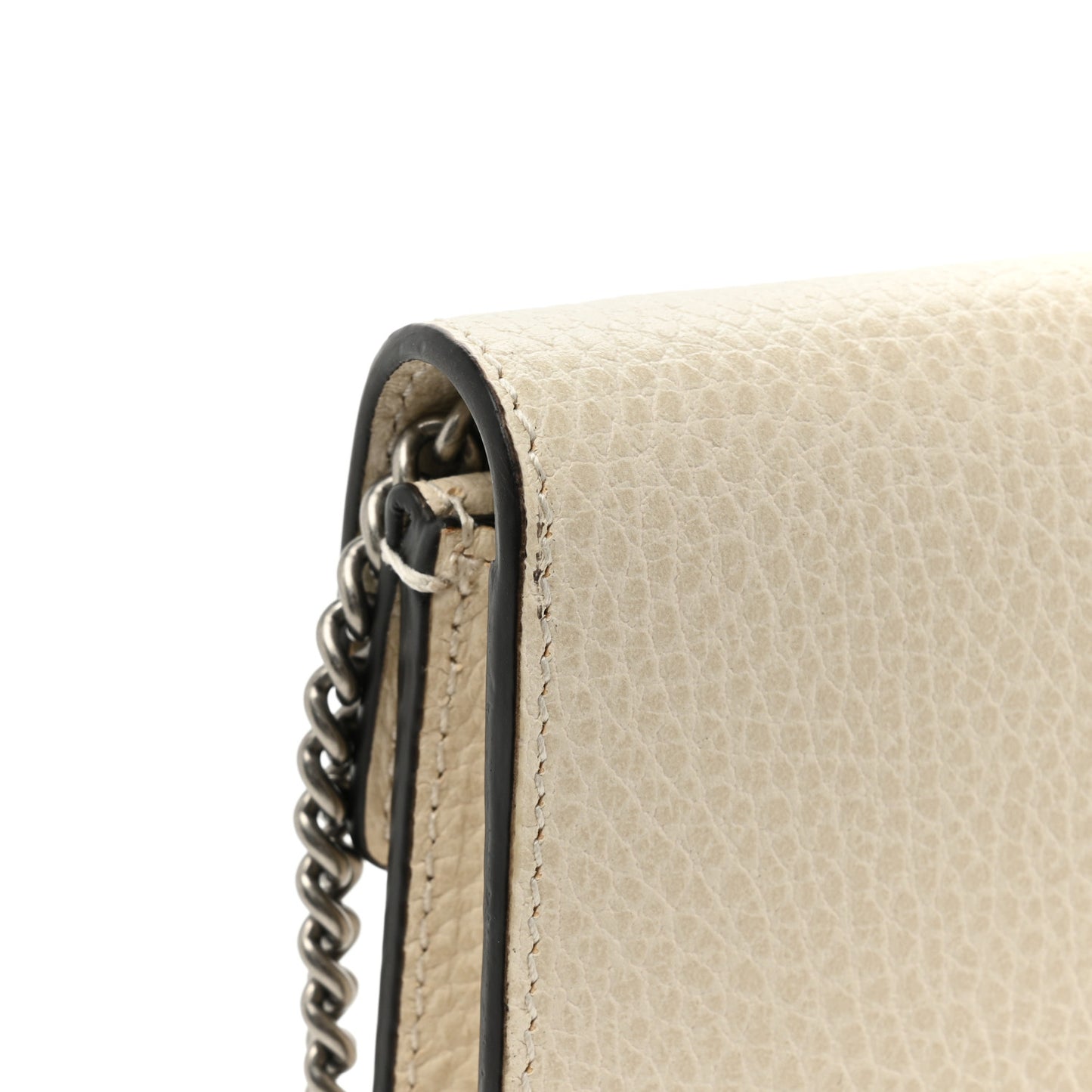 Dollar Calfskin Crystal Super Mini Dionysus Shoulder Bag Mystic White Black Diamond