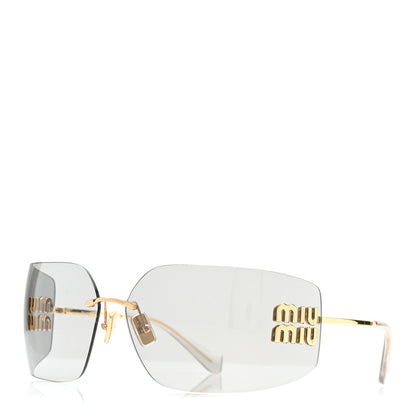 Miu Miu Metal Aube Sunglasses SMU54Y Light Gray 1 of 7