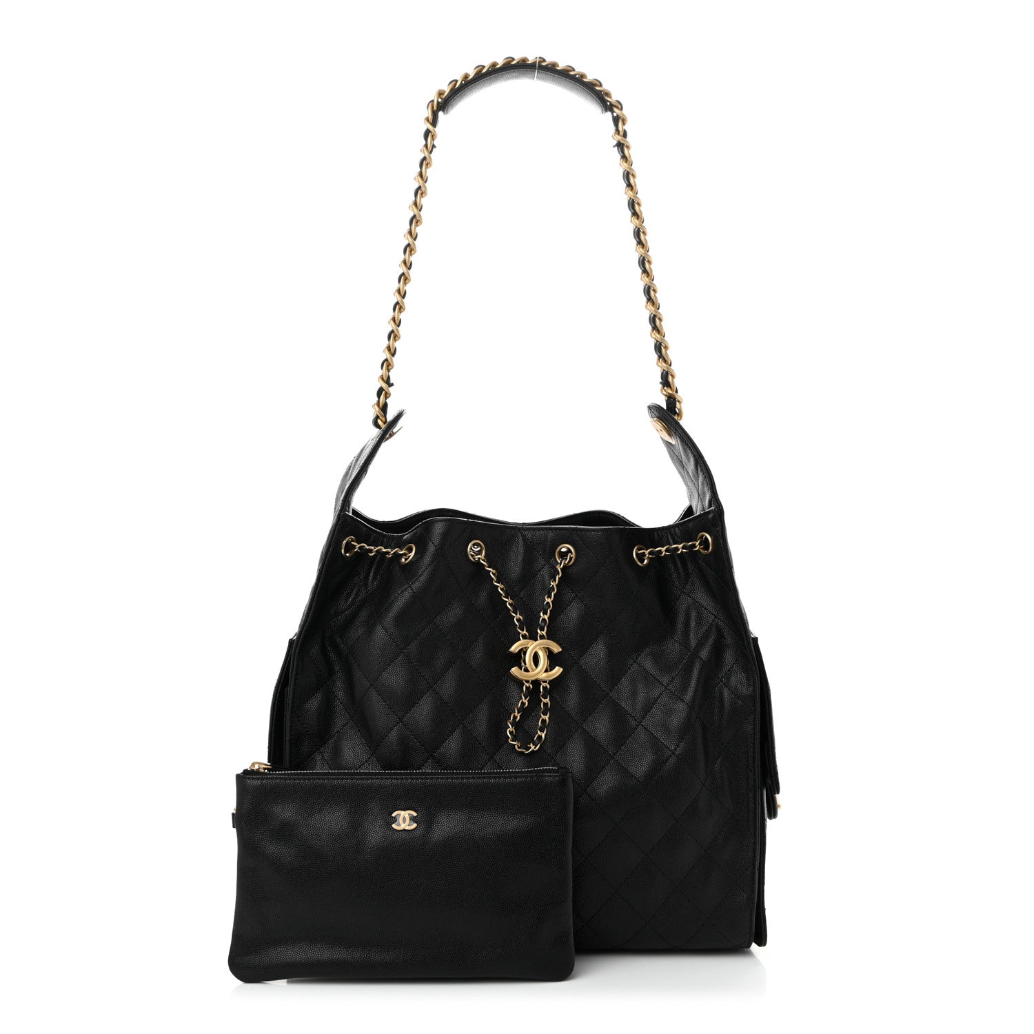 Chanel Caviar Quilted Medium Chanel 25 Handbag Black 3 of 11
