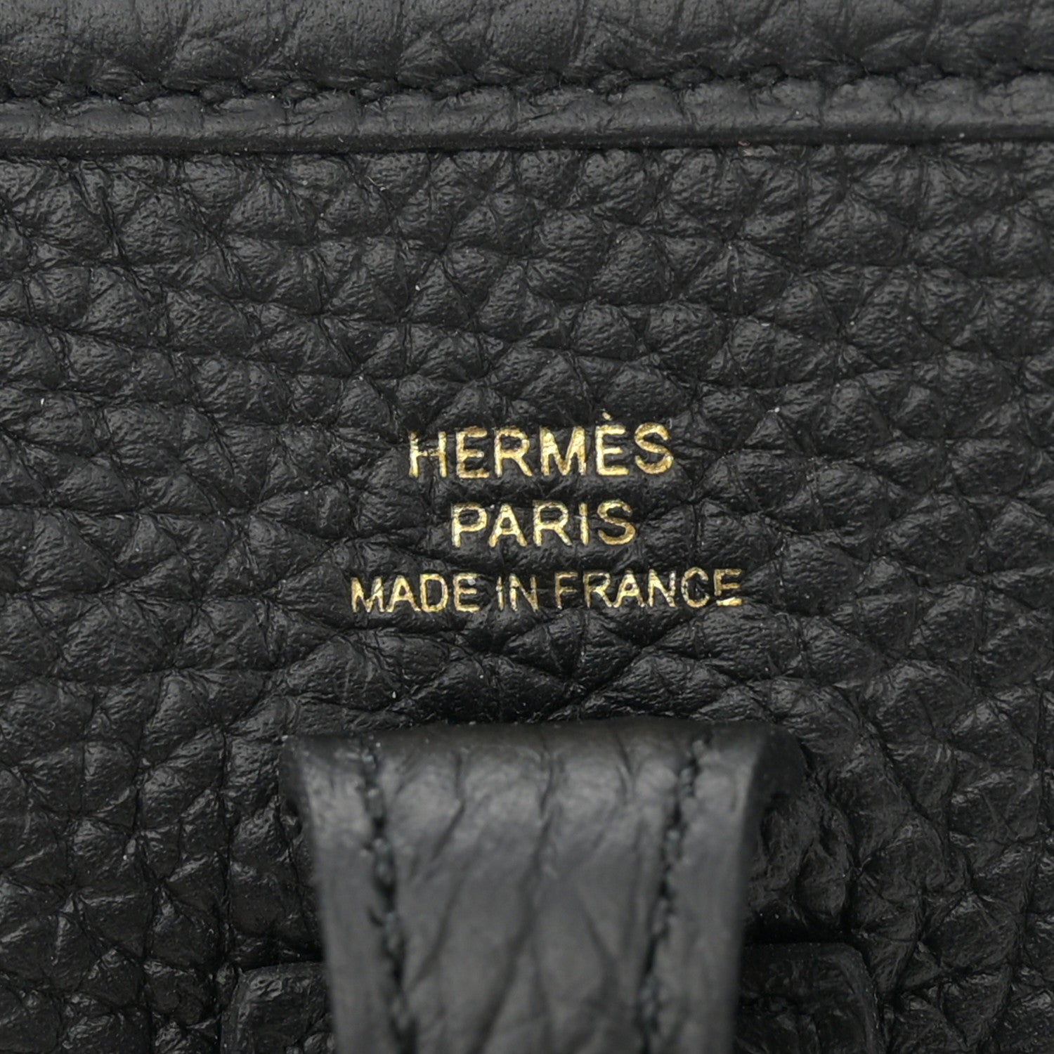 Hermes Taurillon Clemence Evelyne TPM Black 6 of 10