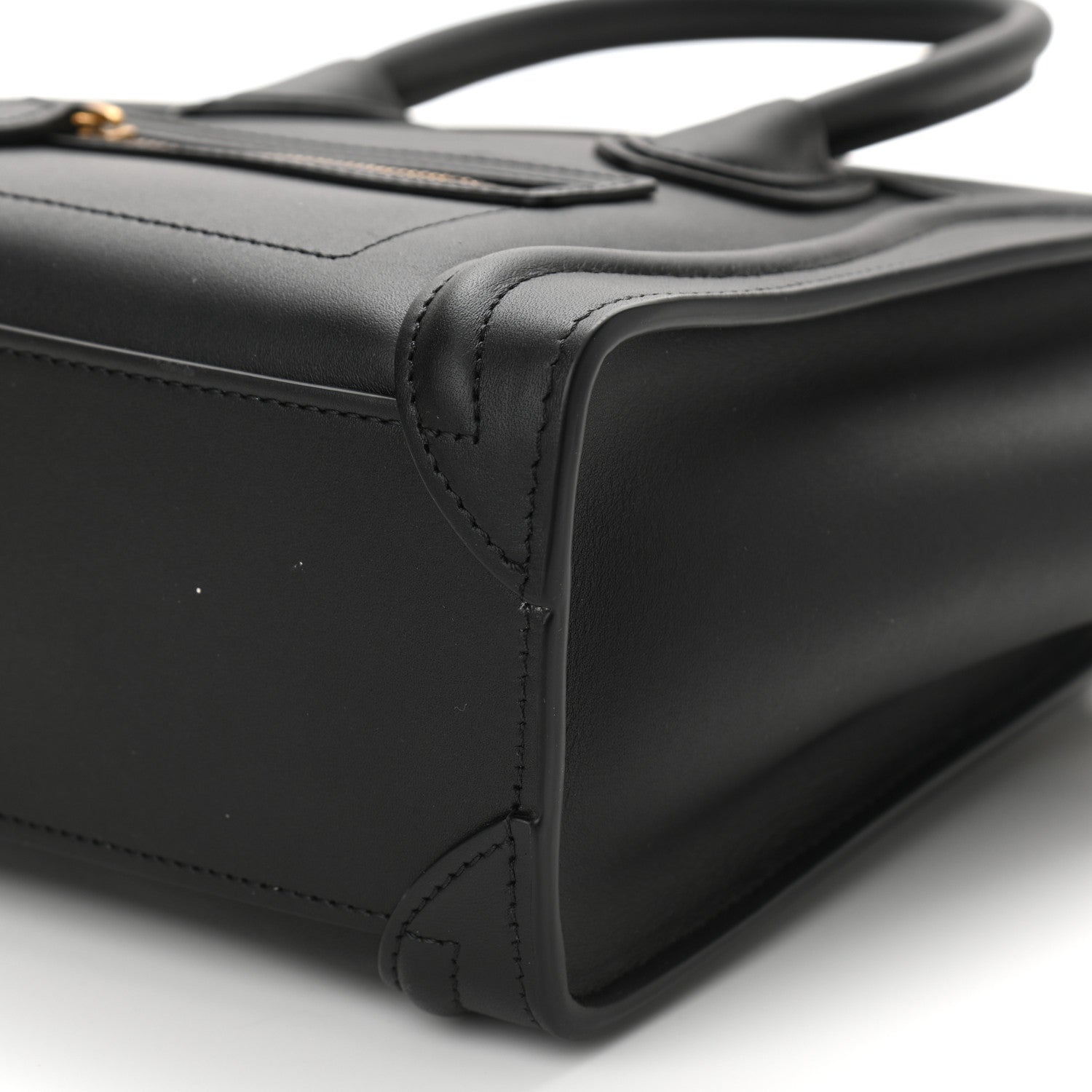 Celine Smooth Calfskin Nano Luggage Black 10 of 11