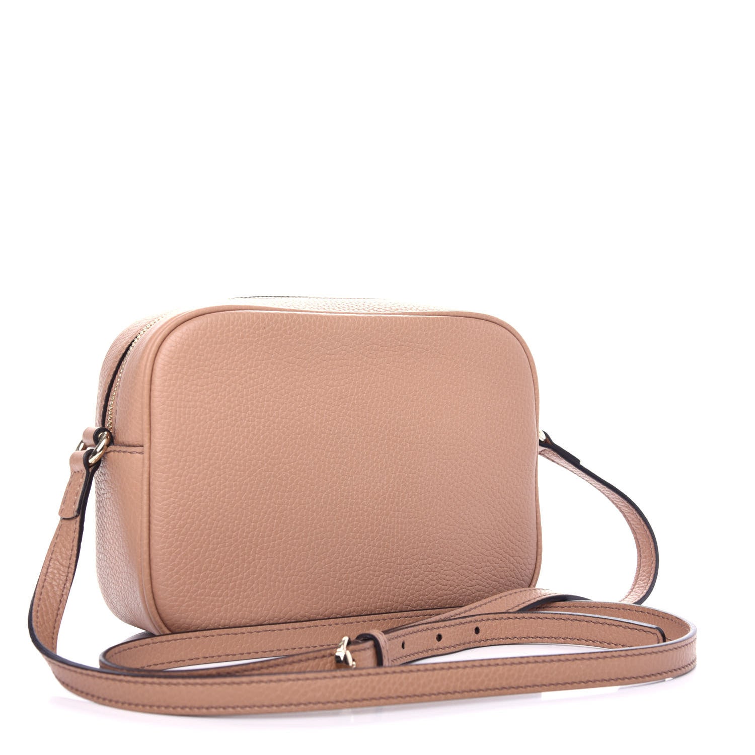Gucci Pebbled Calfskin Small Soho Disco Bag Camelia 4 of 11