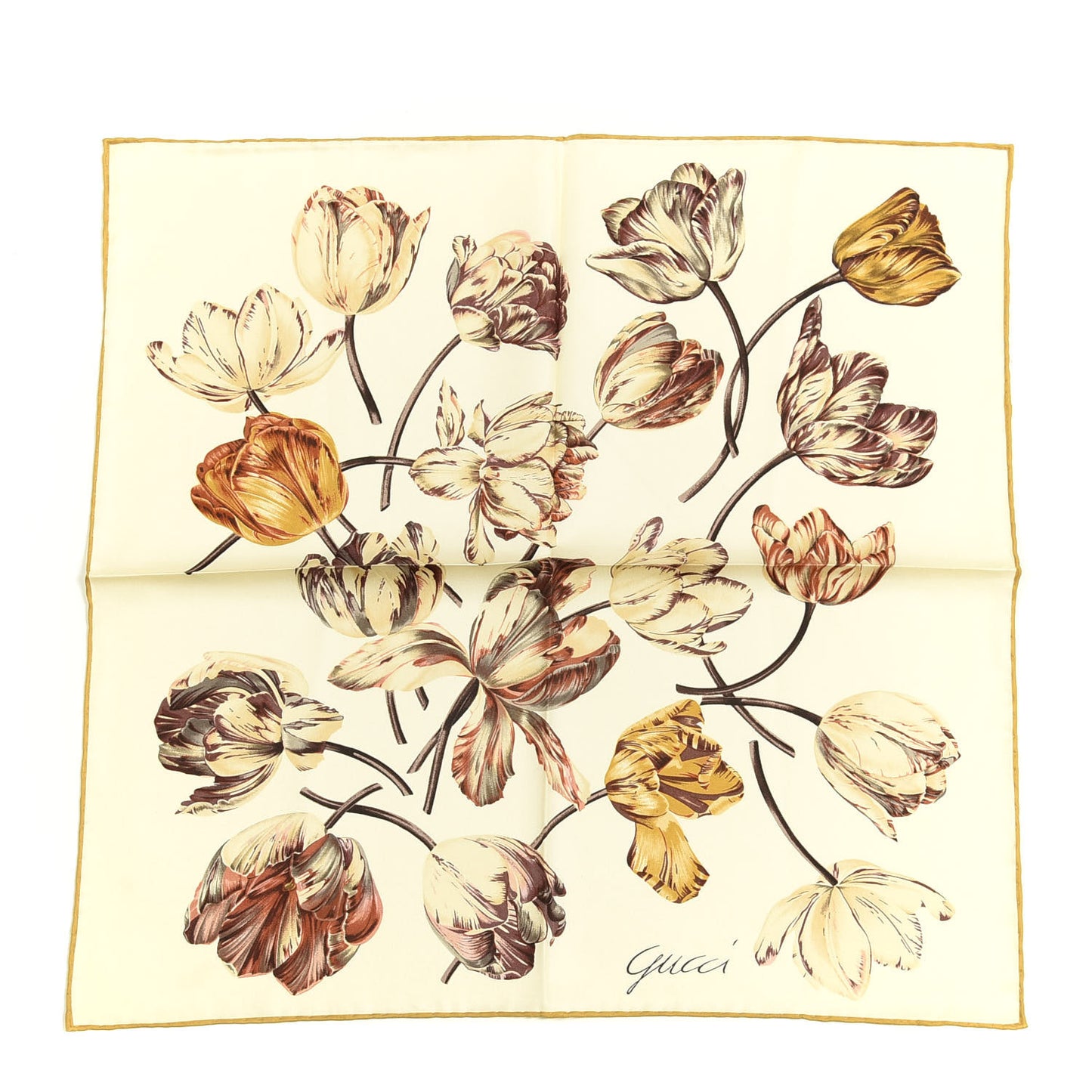 Silk Floral Scarf Multi