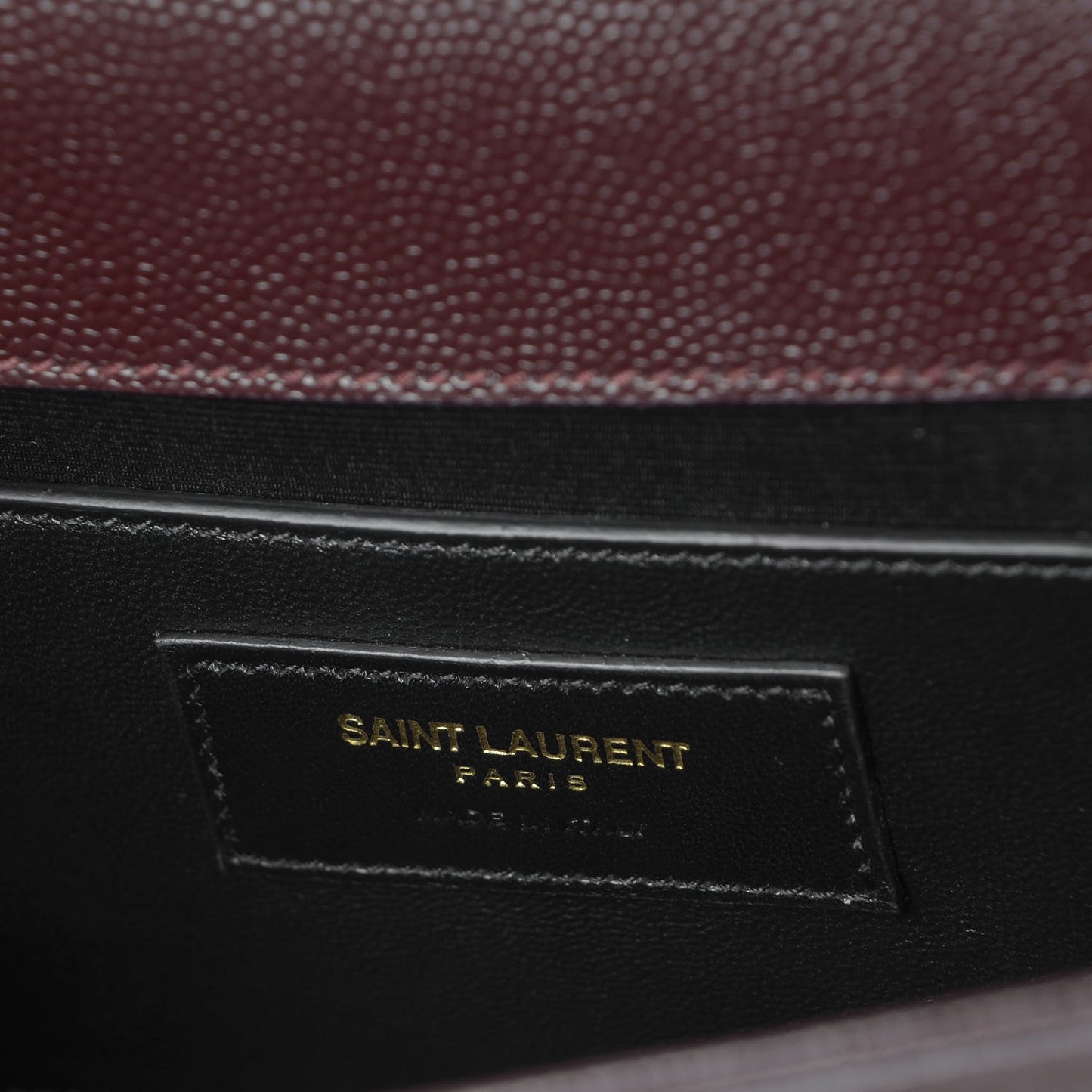 Grain De Poudre Classic Kate Monogram Clutch Amaranto