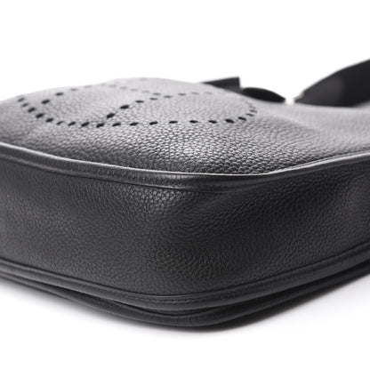 Hermes Taurillon Clemence Evelyne III PM Black 7 of 10