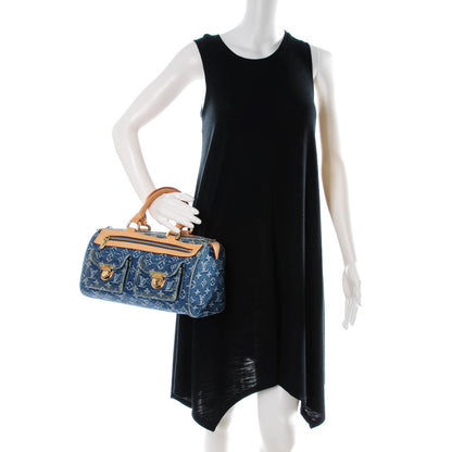 Louis Vuitton Monogram Denim Neo Speedy Blue 2 of 7