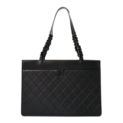 Chanel Caviar Quilted My Everything Large Shopping Tote Black 1 of 12