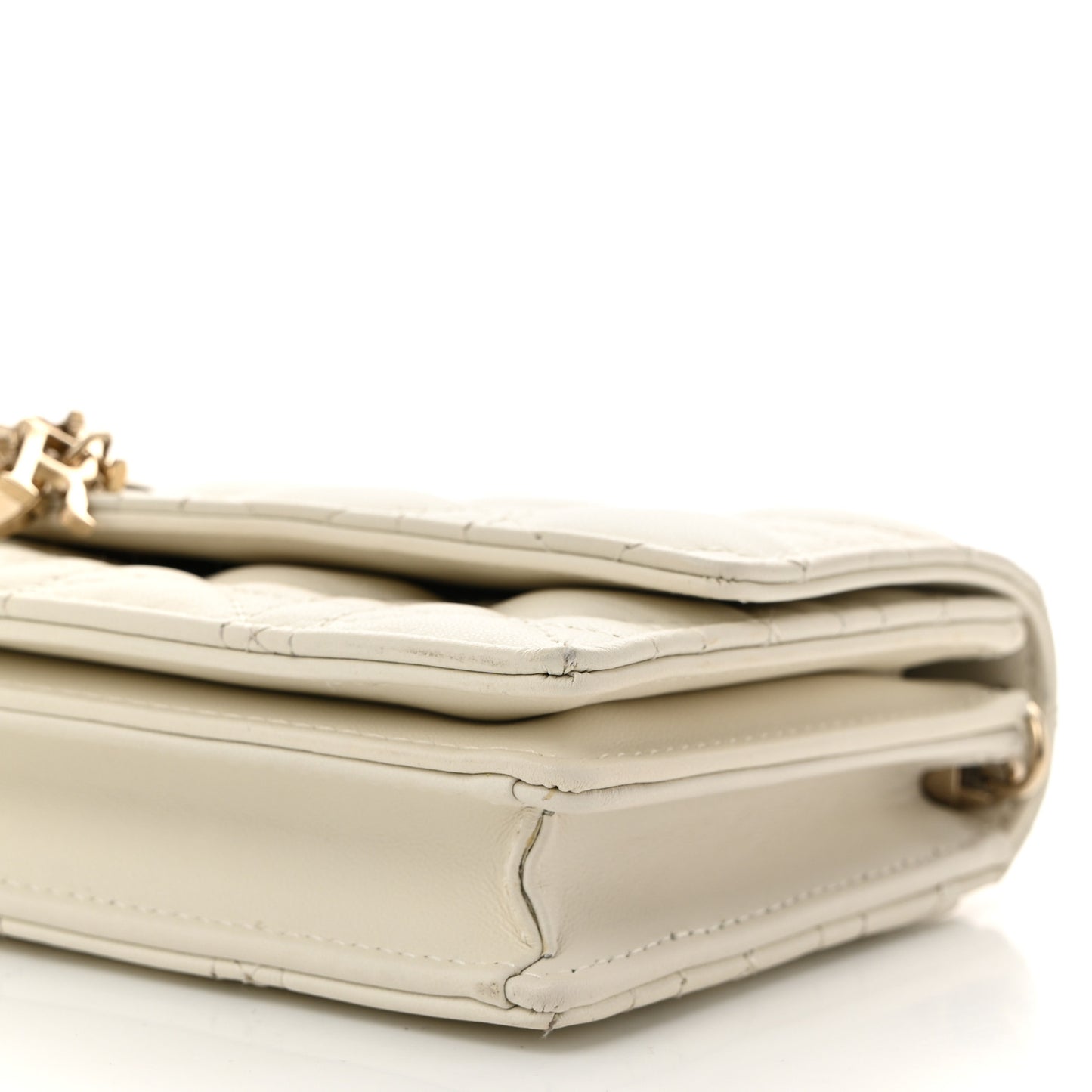 Lambskin Cannage Mini My Dior Bag Latte