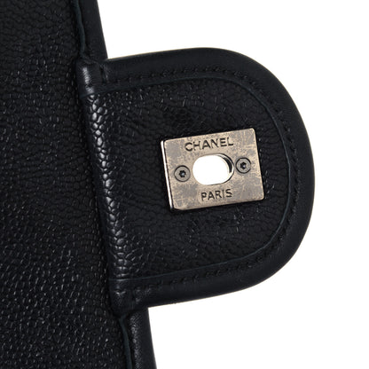 Chanel Caviar Quilted Large French Riviera Flap Black 6 of 7