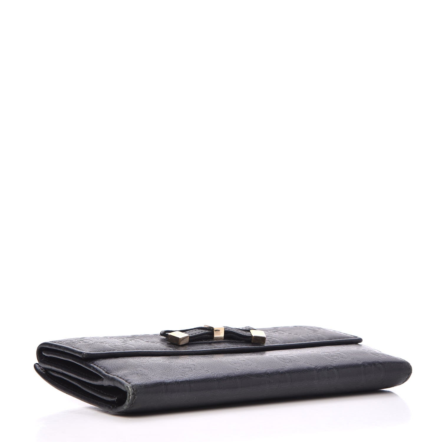Gucci Guccissima Princy Continental Wallet Black 4 of 16