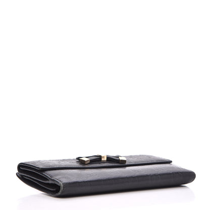 Gucci Guccissima Princy Continental Wallet Black 4 of 16