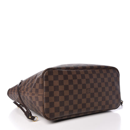 Louis Vuitton Damier Ebene Neo Neverfull MM Rose Ballerine 4 of 11