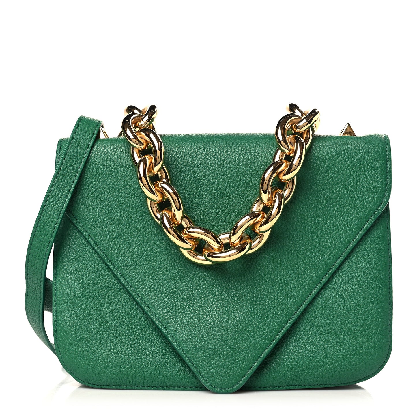 Calfskin Mount Envelope Bag Jungle