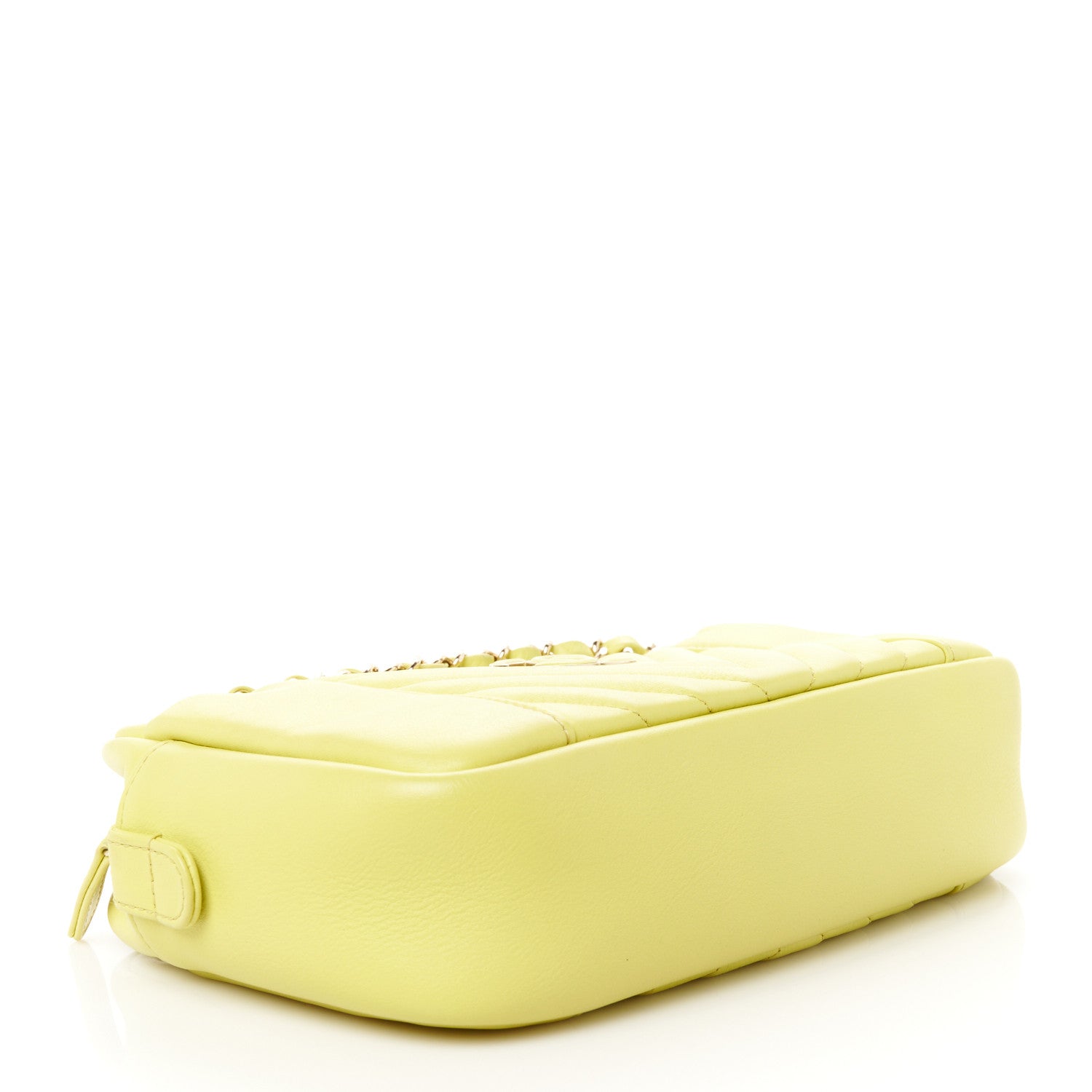 Chanel Calfskin Quilted Daily Chevron Camera Case Light Green 4 of 11