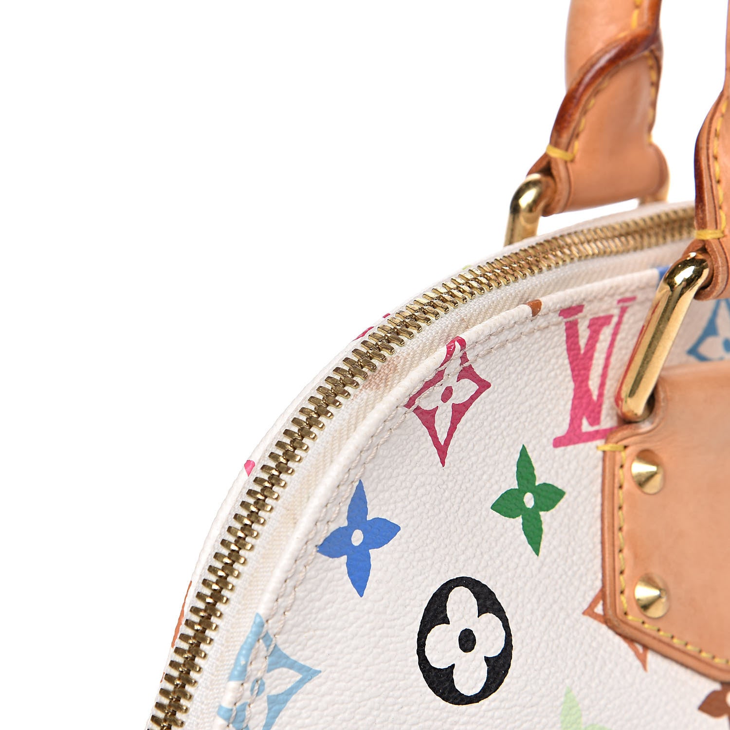Louis Vuitton Monogram Multicolor Alma White 12 of 16