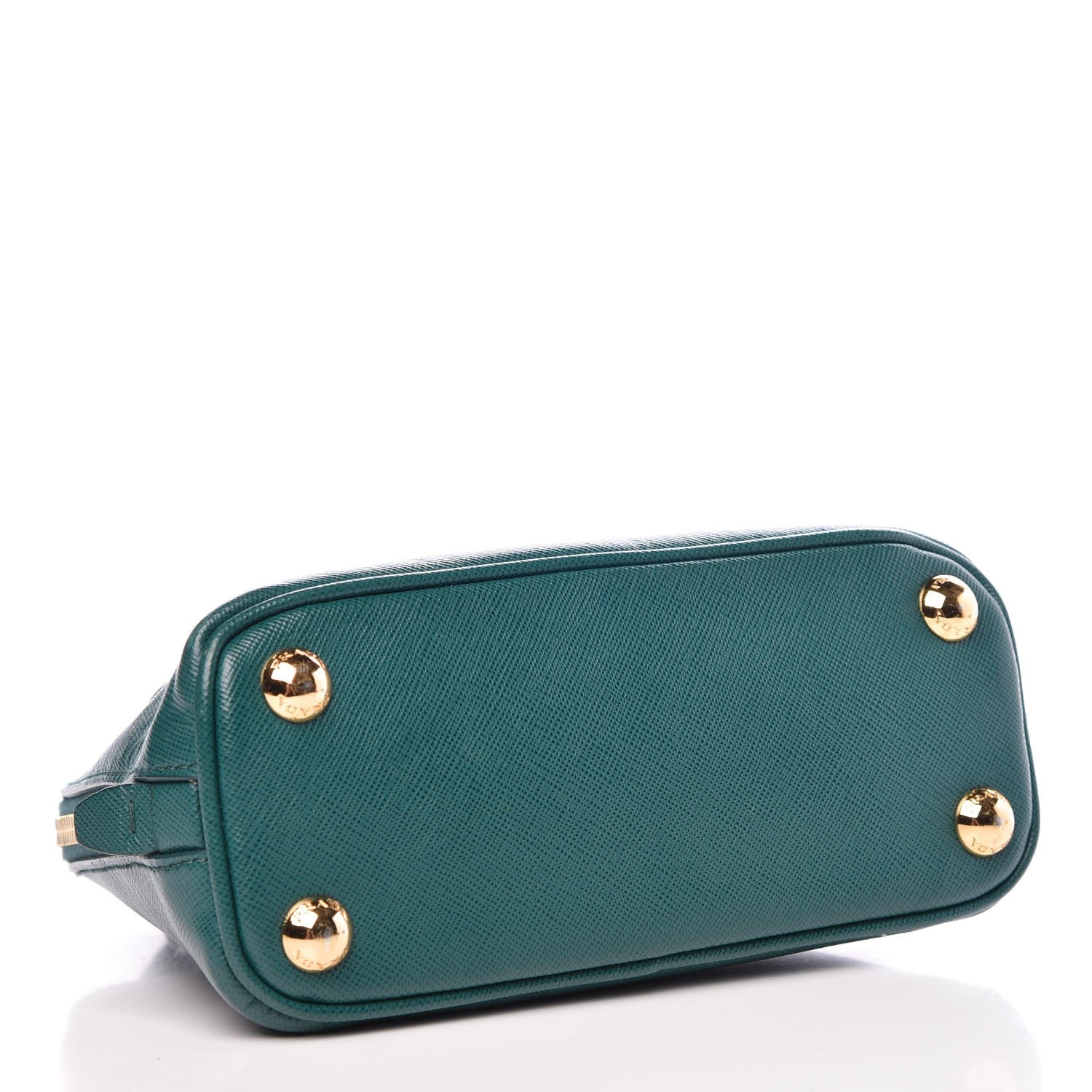 Prada Saffiano Lux Mini Promenade Tote Ottanio 4 of 11