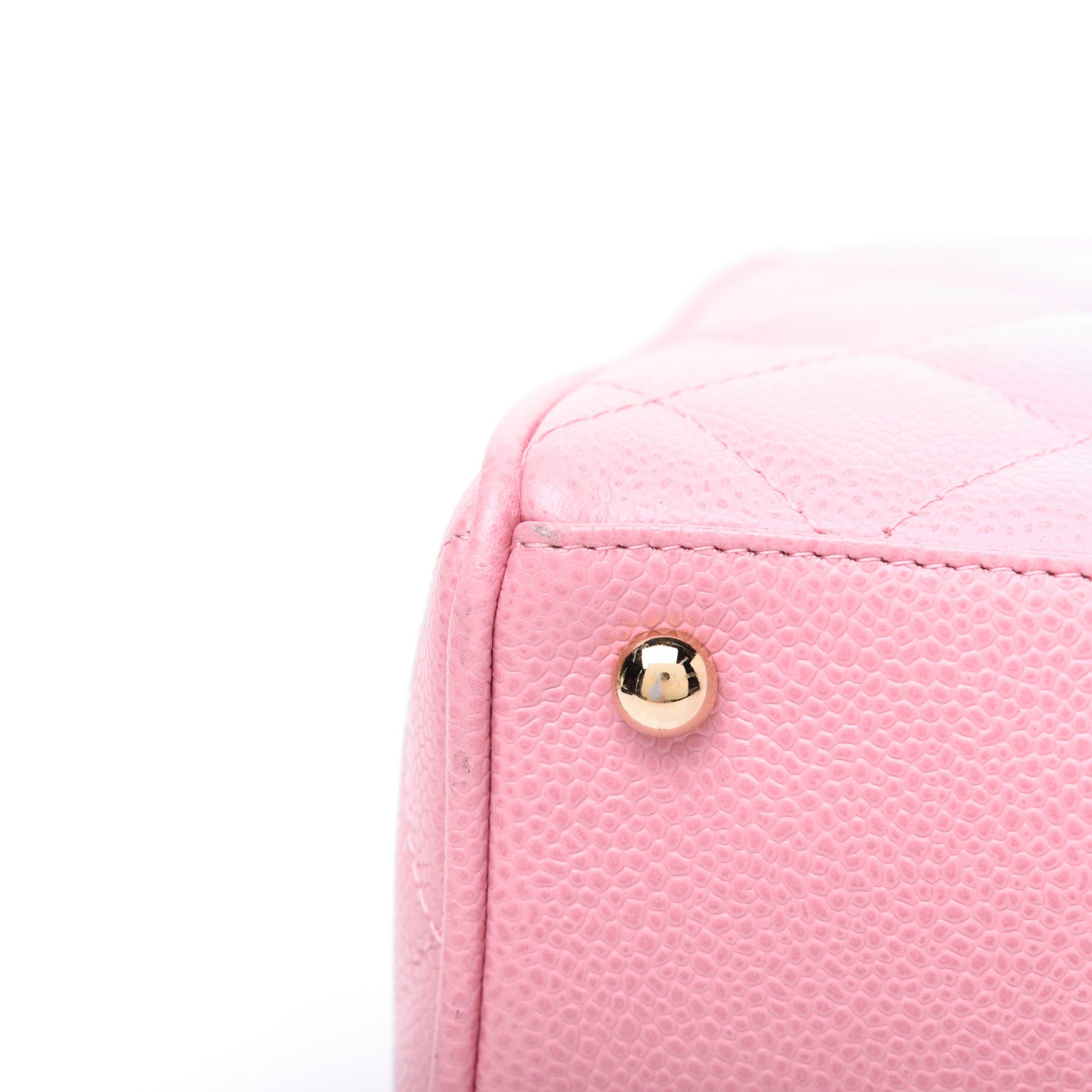 Chanel Caviar Quilted Small Bowler Pink 16 of 22