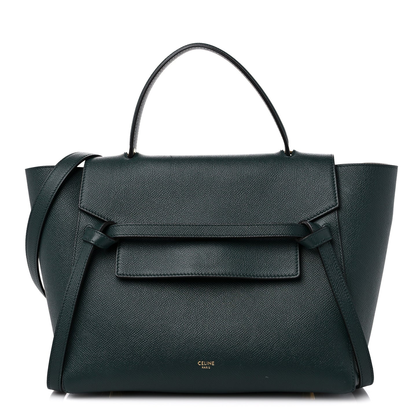 Grained Calfskin Mini Belt Bag Amazone