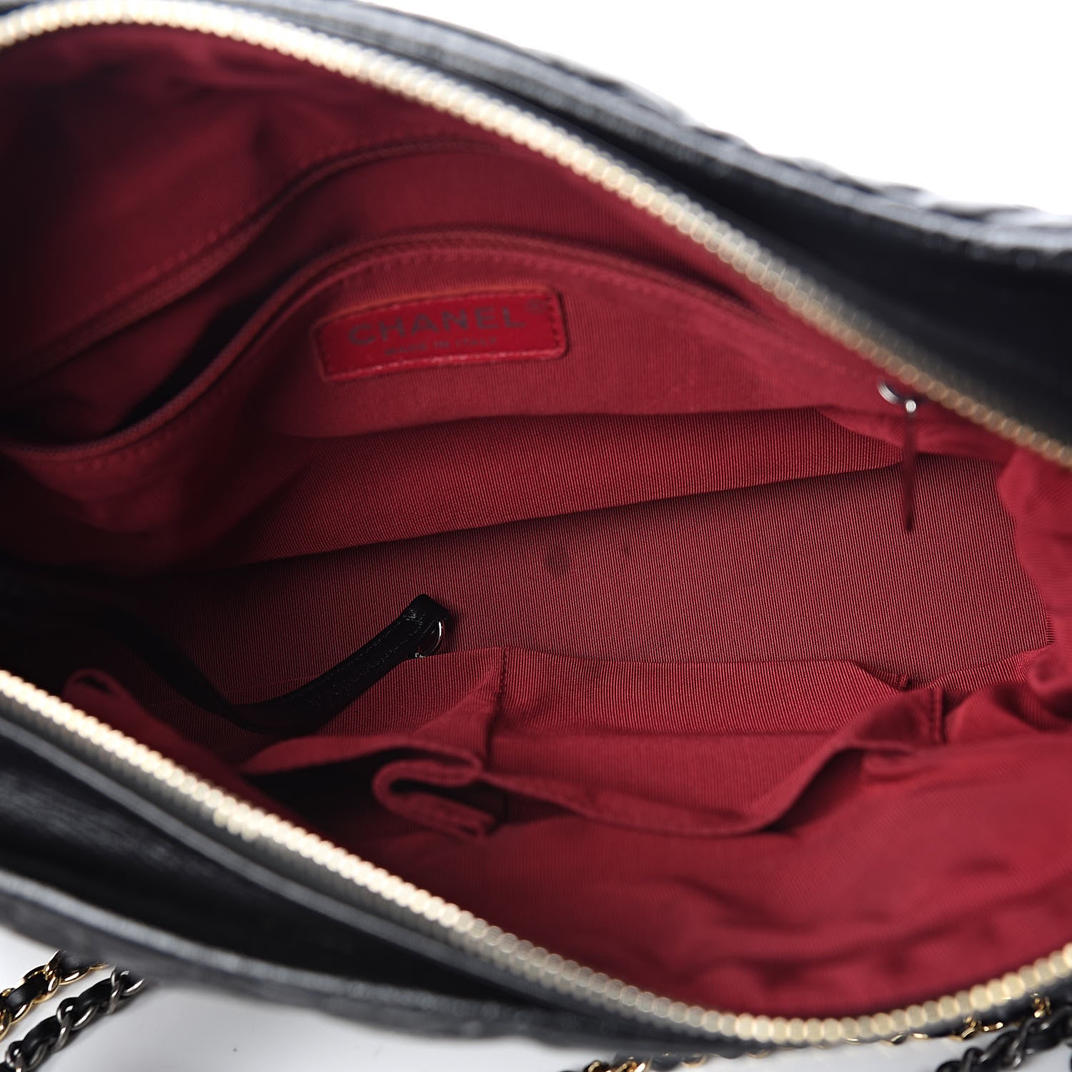 Chanel Aged Calfskin Quilted Medium Gabrielle Hobo Black 5 of 12