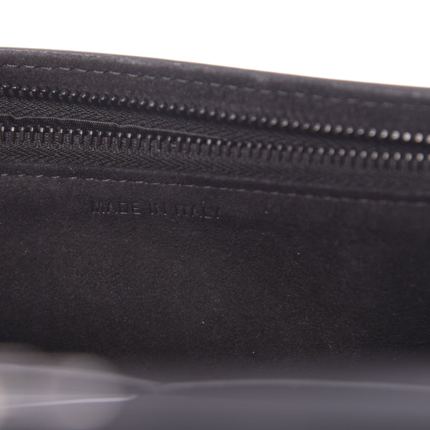 Ultra Matte Calfskin Diorama Wallet on Chain Pouch Black