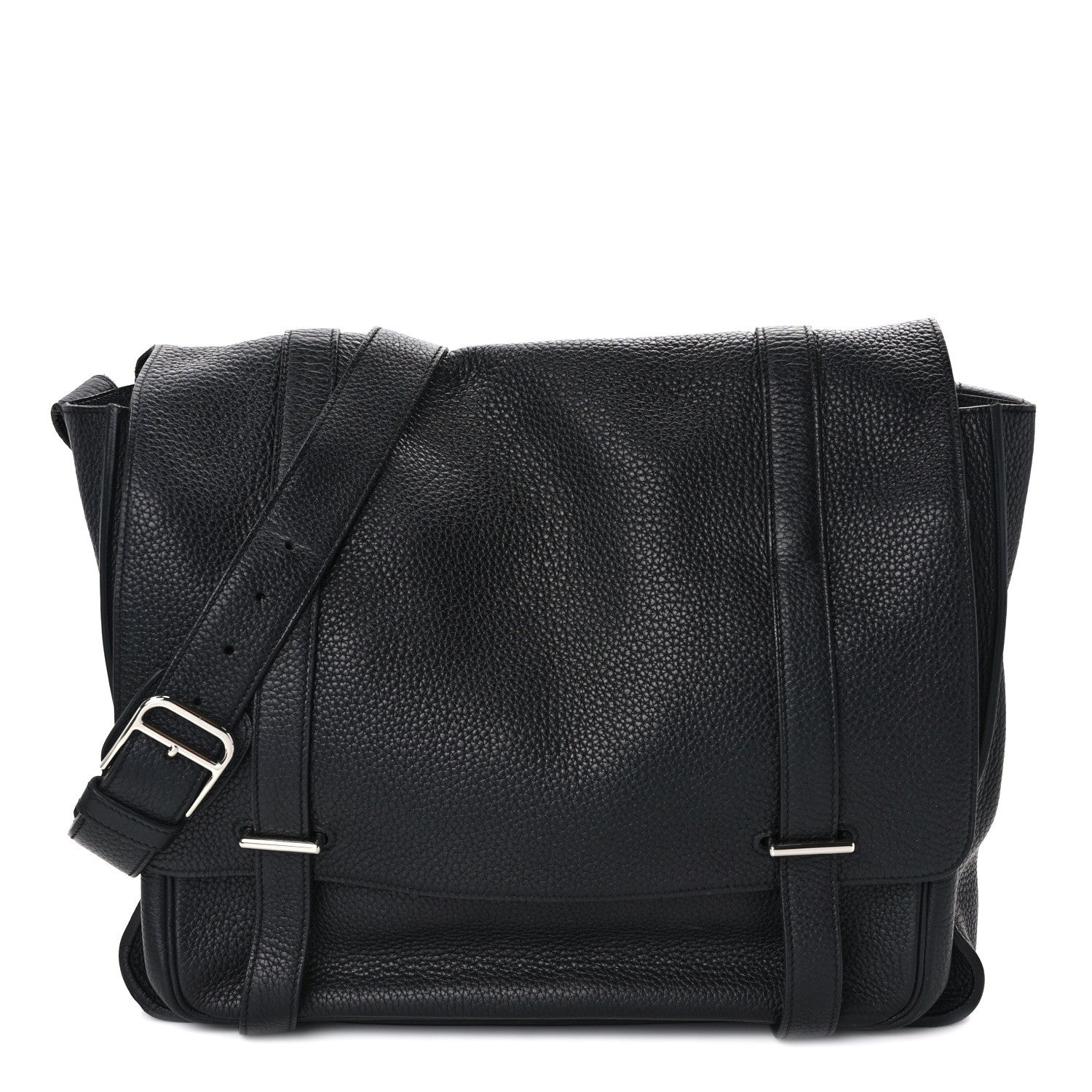 Hermes Taurillon Clemence Steve Caporal Messenger Black 1 of 16