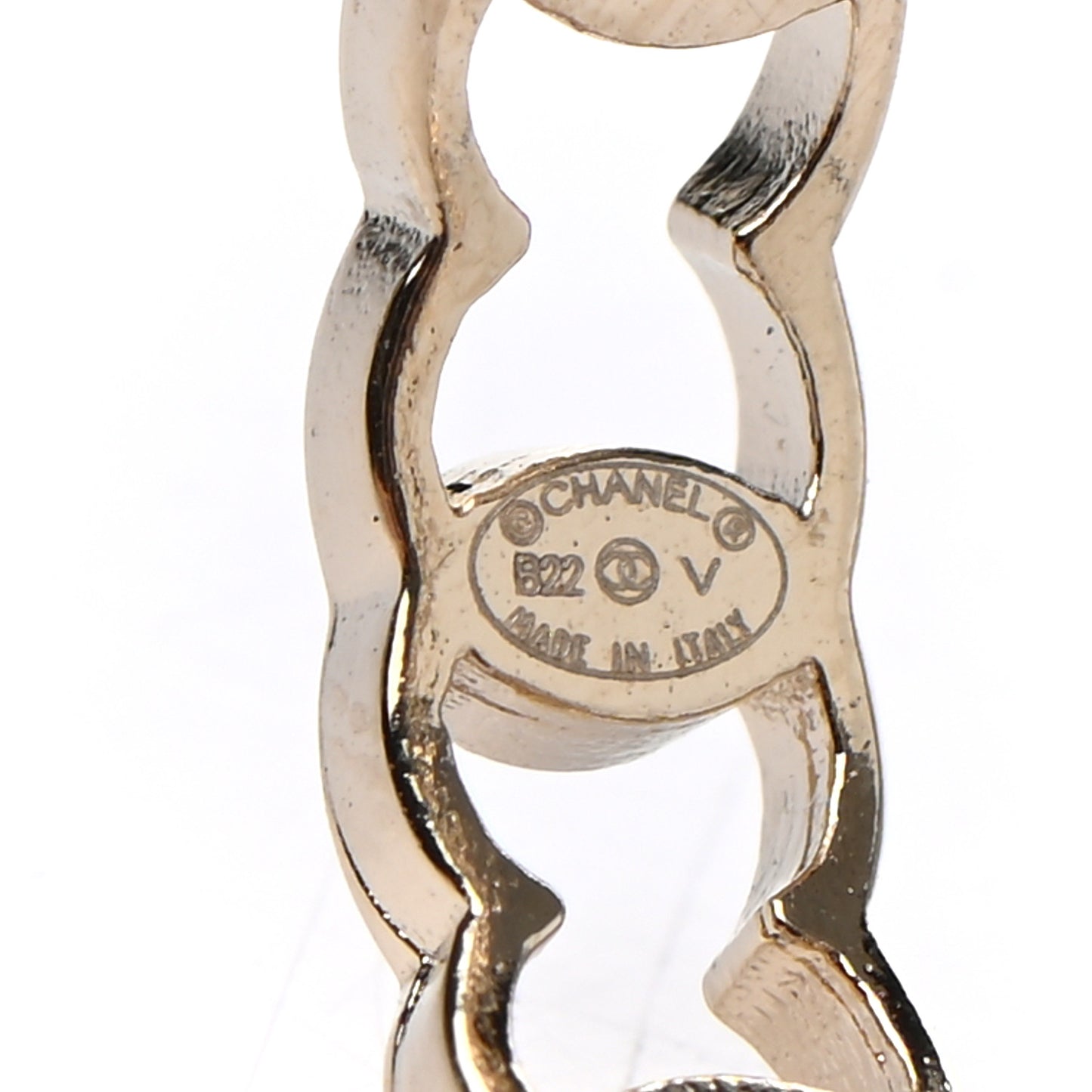 Metal CC Ring 6 52 Gold