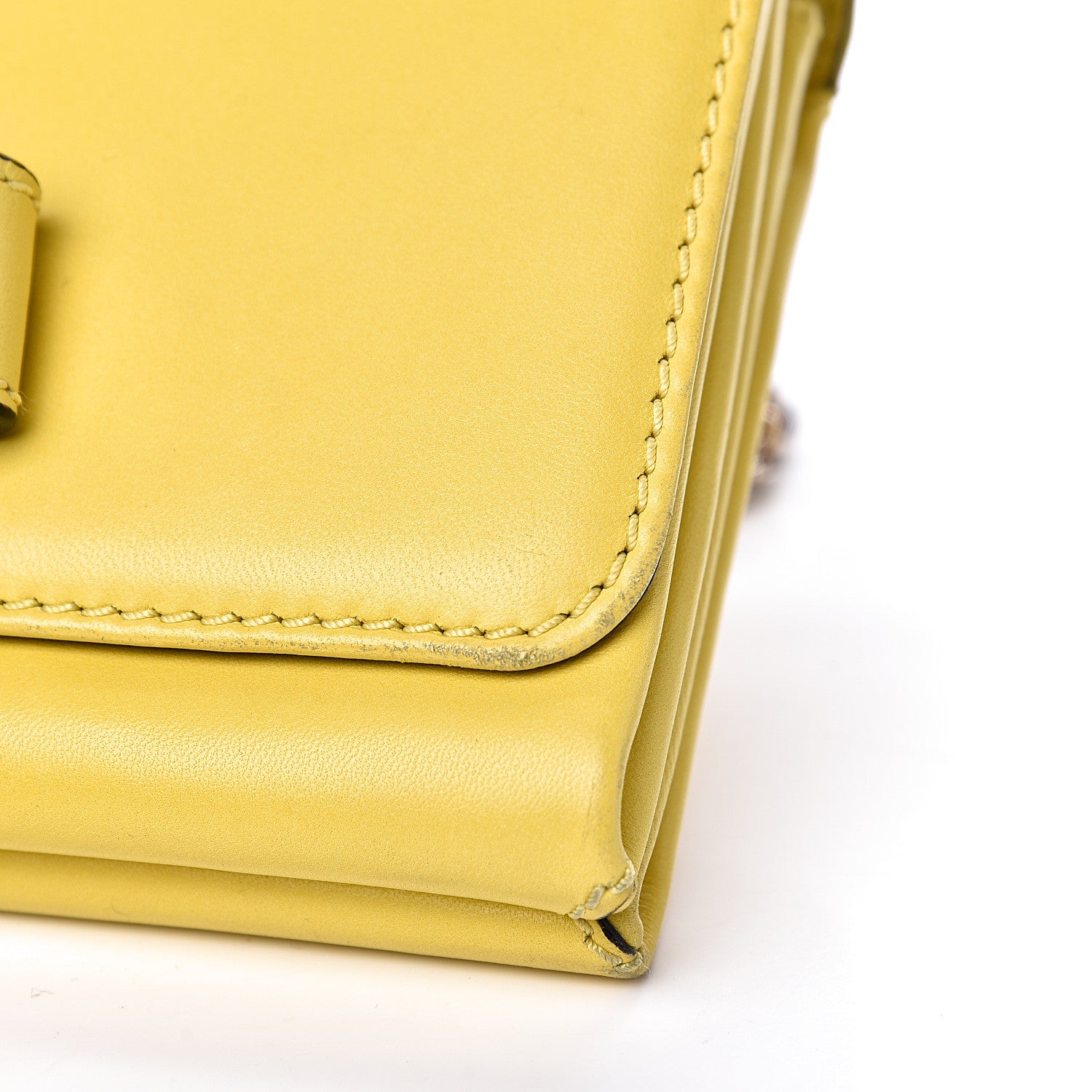Valentino Garavani Nappa Va Va Voom Shoulder Bag Naples Yellow 9 of 16