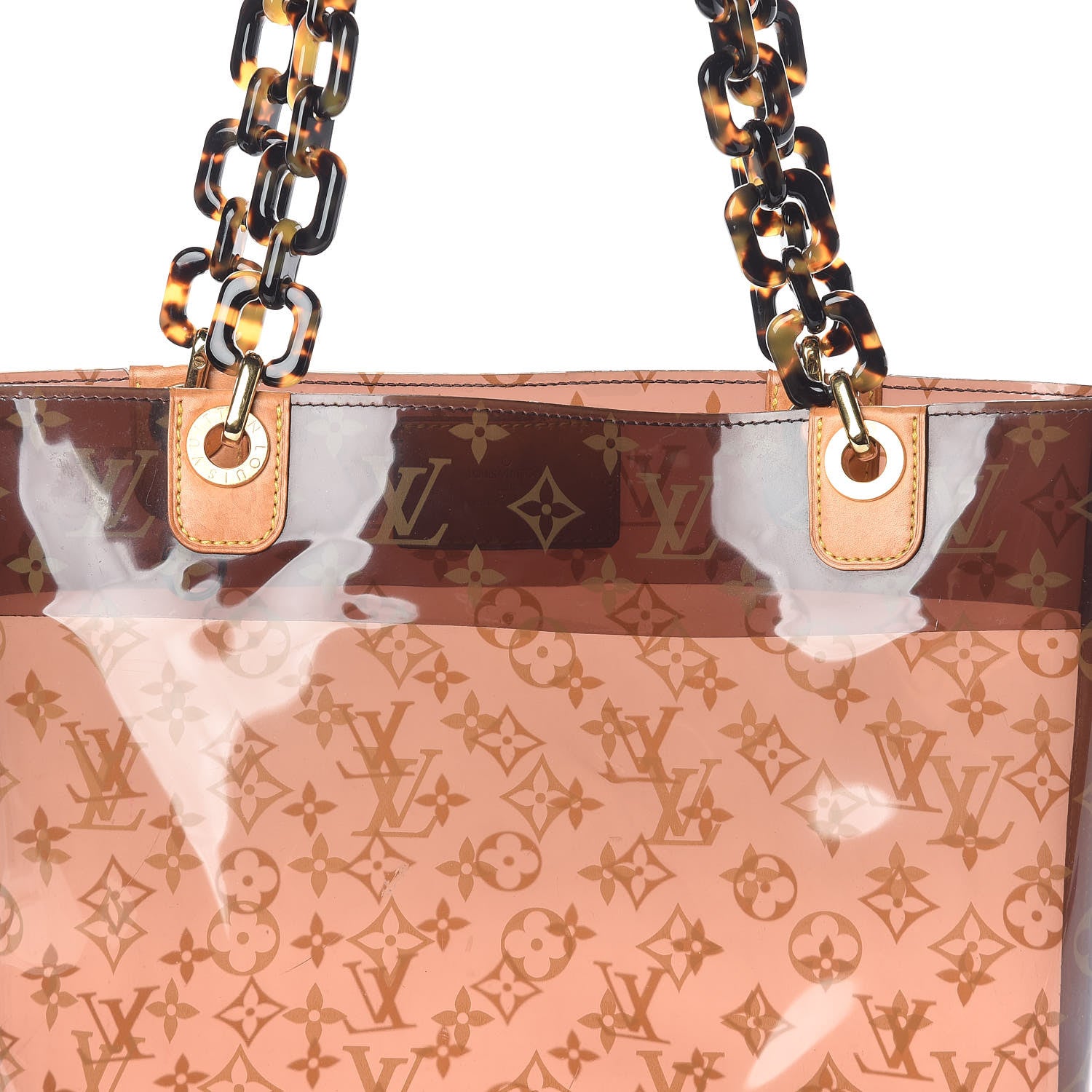 Louis Vuitton Vinyl Cabas Sac Ambre MM 7 of 11