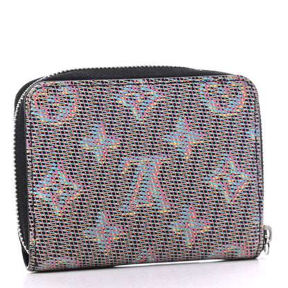 Louis Vuitton Calfskin Monogram LV Pop Zippy Coin Purse Blue 2 of 6