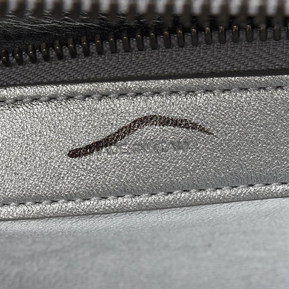 Celine Laminated Lambskin Micro Luggage Silver 7 of 12
