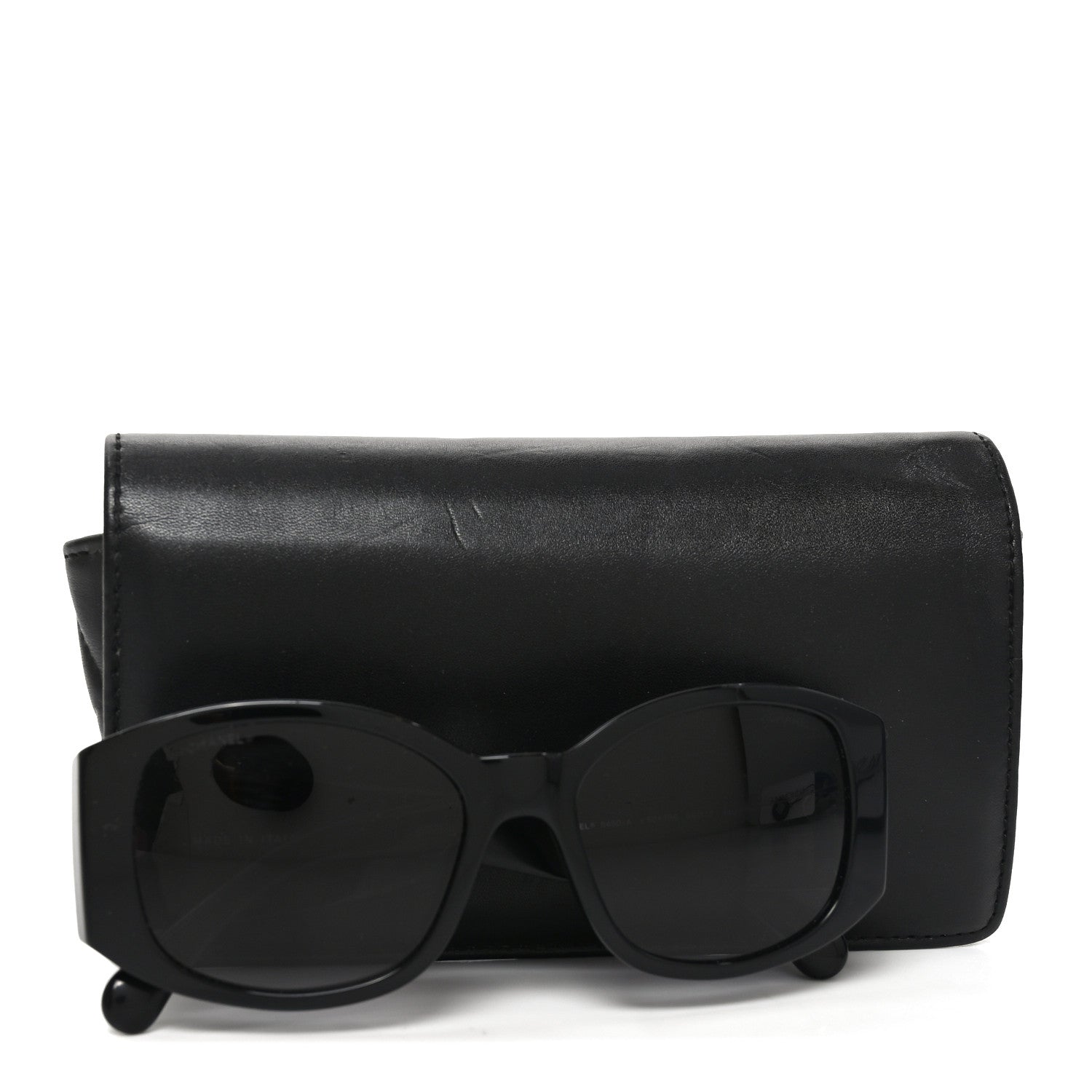 Chanel Acetate CC Logo Sunglasses 5450 Black 7 of 7