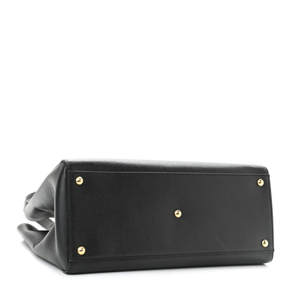 Fendi Vitello Elite Regular 2Jours Tote Black 4 of 10