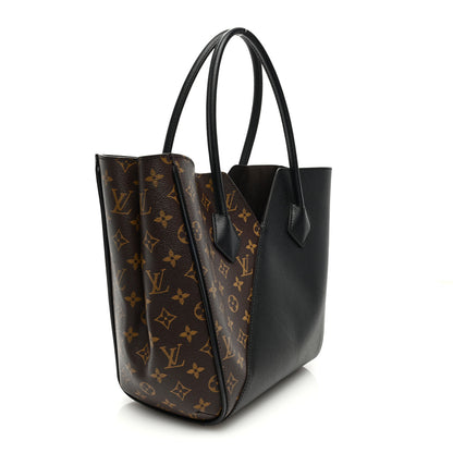 Louis Vuitton Calfskin Monogram Kimono Tote Black 3 of 9