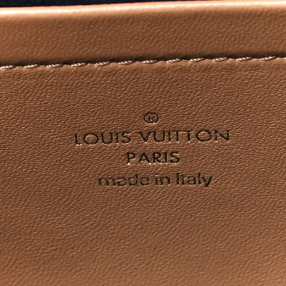 Louis Vuitton Lambskin Embossed Monogram Pochette Coussin Camel 6 of 11