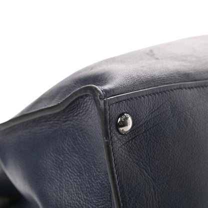 Prada Glace Calfskin Shopping Tote Baltico 9 of 18