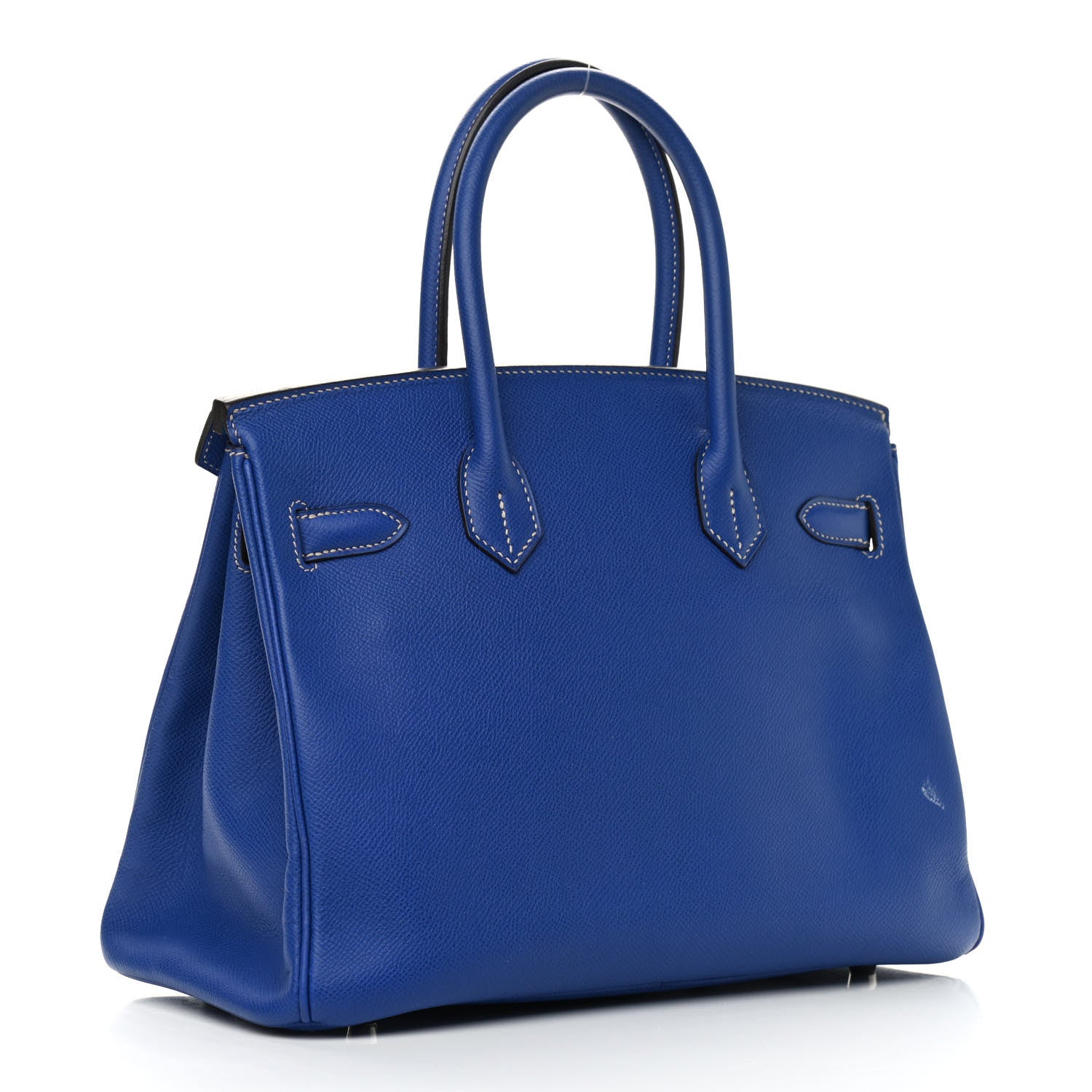 Hermes Epsom Candy Birkin 30 Bleu Electrique Mykonos 2 of 10