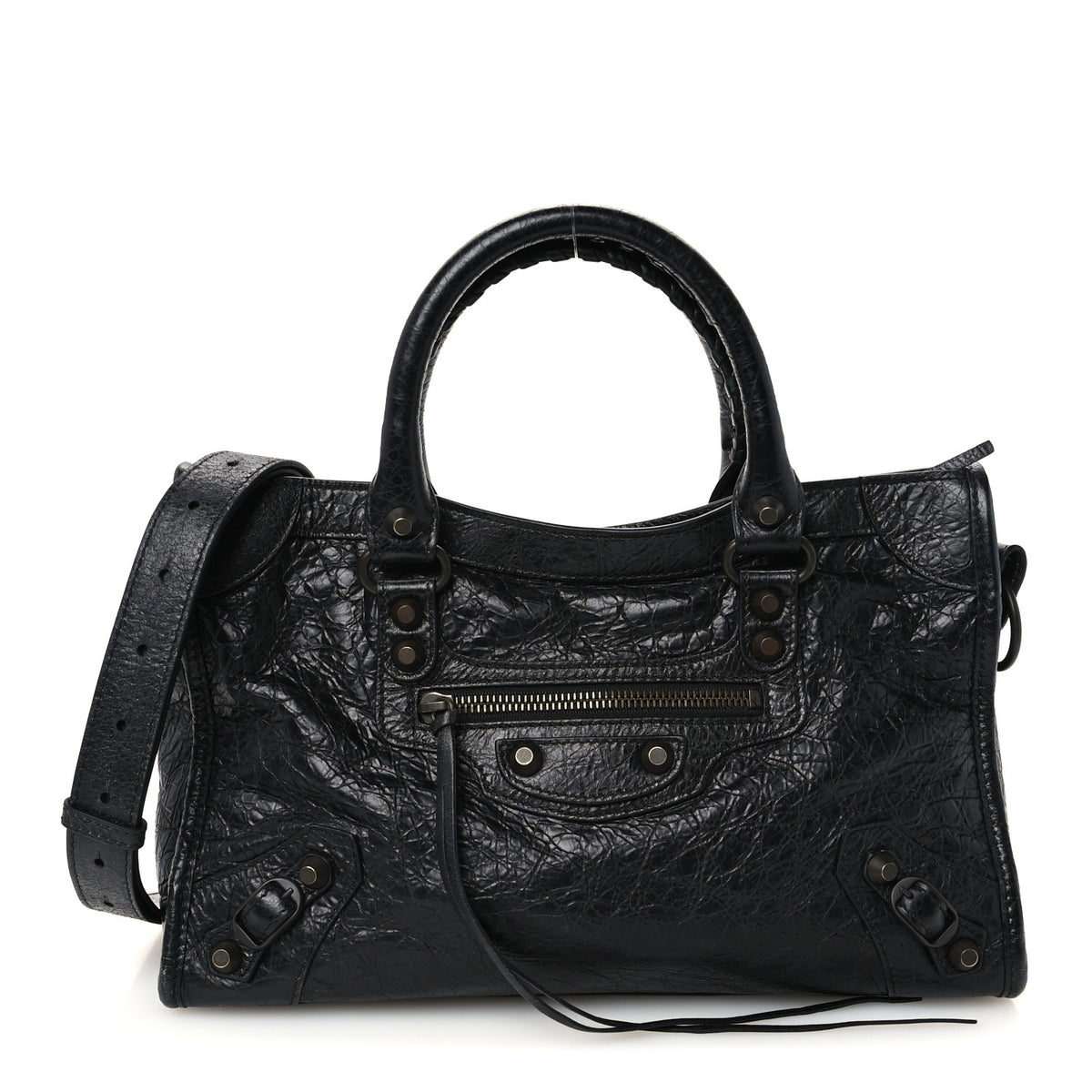 Balenciaga Agneau Arena Classic Hardware Small Le City Black 1 of 10
